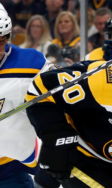 Blues' Dunn, Bruins' Chara play through pain to join jaw-dropping club